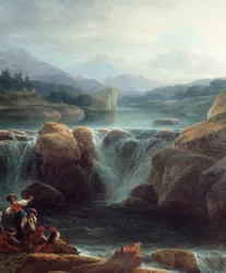 La cascade (détail)