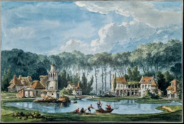 Vue du jardin, de 