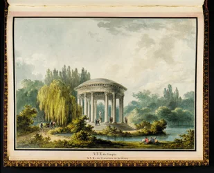 Vue du Temple, du Recueil des plans du Petit Trianon par Richard Mique
