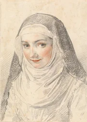 Une jeune nonne