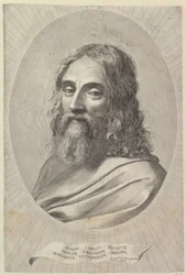 Buste de saint Joseph dans un ovale