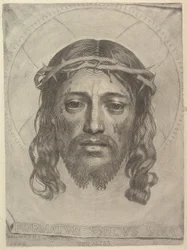 Visage du Christ sur le tissu de Sainte Véronique