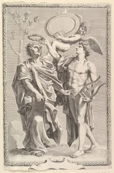 Frontispice : Virgile, Publii Virgilii Maronis Opera, 1641