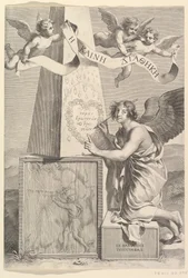 Frontispice du Nouveau Testament en grec, 1642