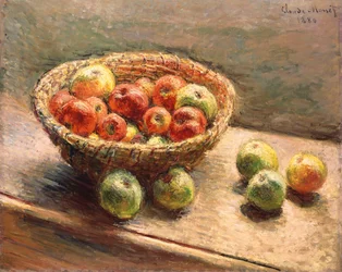 Un bol de pommes, 1880