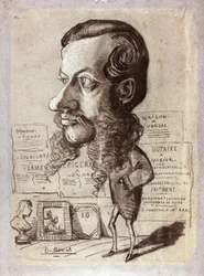 Caricature de Léon Manchon