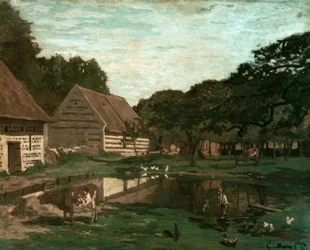Cour de ferme en Normandie