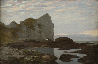 Étretat, vers 1864
