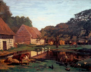 Cour de ferme en Normandie