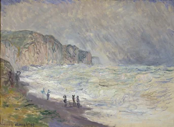 Mer agitée à Pourville, 1897
