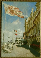 Hotel des Roches Noires (oil on canvas)