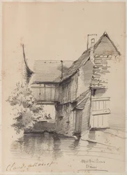 Maison sur la Lézarde à Montivilliers, 1857