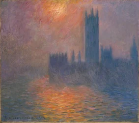 Houses of Parliament, coucher de soleil