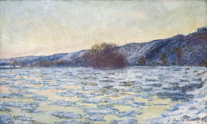 Les glaces au crépuscule, 1893