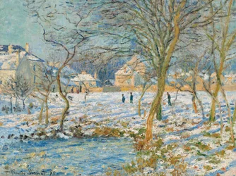 La mare, effet de neige