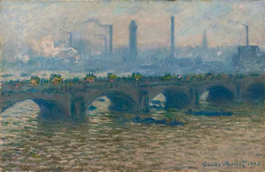 Le Pont de Waterloo, temps gris, 1903