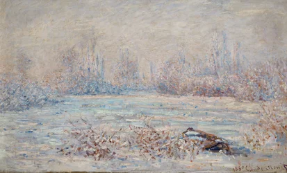 Le givre pres de Vetheuil (painting on canvas)