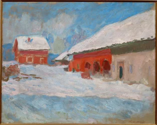Les Maisons rouges à Björnegaard (Norvège)