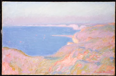 Sur les falaises près de Dieppe, coucher de soleil, 1897