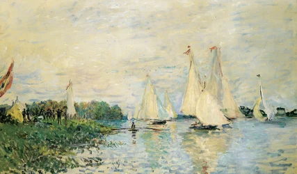 Régate à Argenteuil, 1874