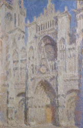 Cathédrale de Rouen : Le portail (soleil), 1894