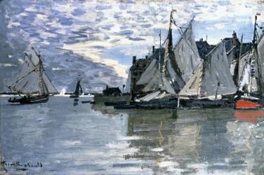 Bateaux à voile, vers 1864-1866