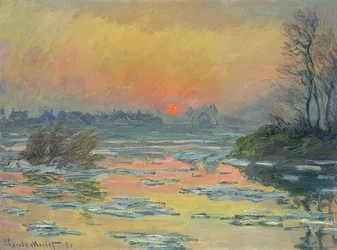 Coucher de soleil sur la Seine, 1880
