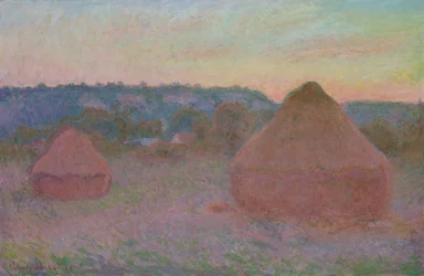 Meules de blé (Fin de journée, automne)