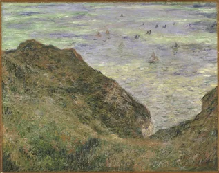 Sur la falaise à Pourville