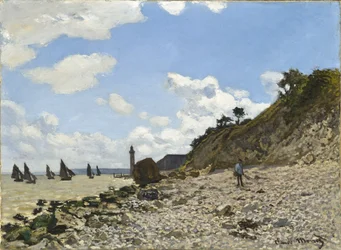 La Plage de Honfleur, 1864-1866