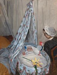 Le berceau - Camille avec Jean, le fils de l