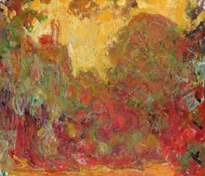 La maison vue depuis la roseraie, 1922-24