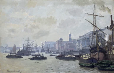 La Tamise à Londres, 1871