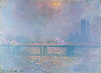 La Tamise avec le pont de Charing Cross