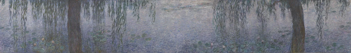 Les Nymphéas - Matin clair avec saules, 1914-1926