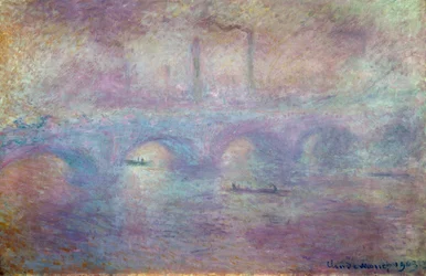 Le pont de Waterloo, effet de brouillard, 1903