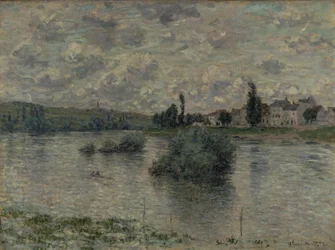 Vue de la Seine, Lavacourt, 1880
