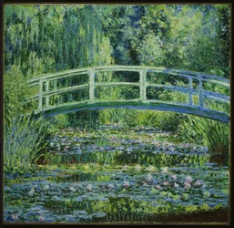 Nénuphars et pont japonais
