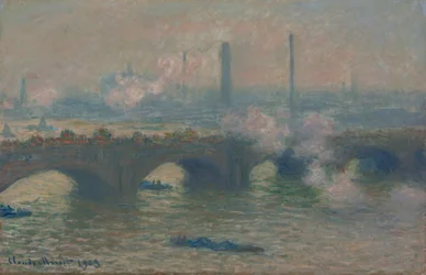 Pont de Waterloo, jour gris, 1903