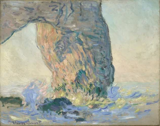Vagues à la Manneporte, vers 1885
