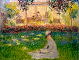 Femme dans un jardin, 1876