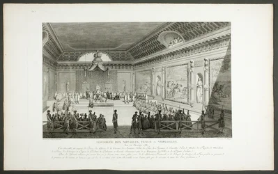 Assembly of Notable People, Held at Versailles, from the series Tableaux historiques de la Révolution française