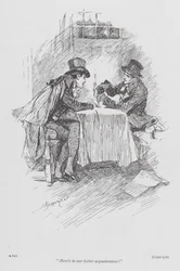 Illustration pour Lavengro par George Borrow (lithographie)