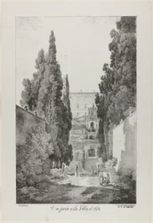 Vue de la Villa d