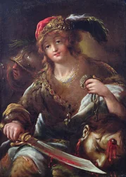 David avec la tête de Goliath, vers 1640