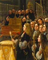 Adoration de la Sagrada Forma par Carlos II, roi d