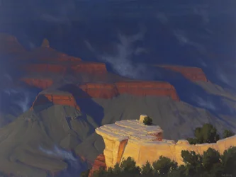 La lumière dorée du Grand Canyon
