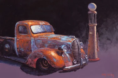 Camionnette rouillée