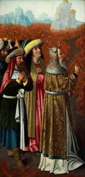 Moïse séparant les eaux de la mer Rouge, attribué à Colijn de Coter (1480-circa 1525)