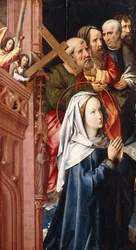 La Vierge Marie avec quatre apôtres